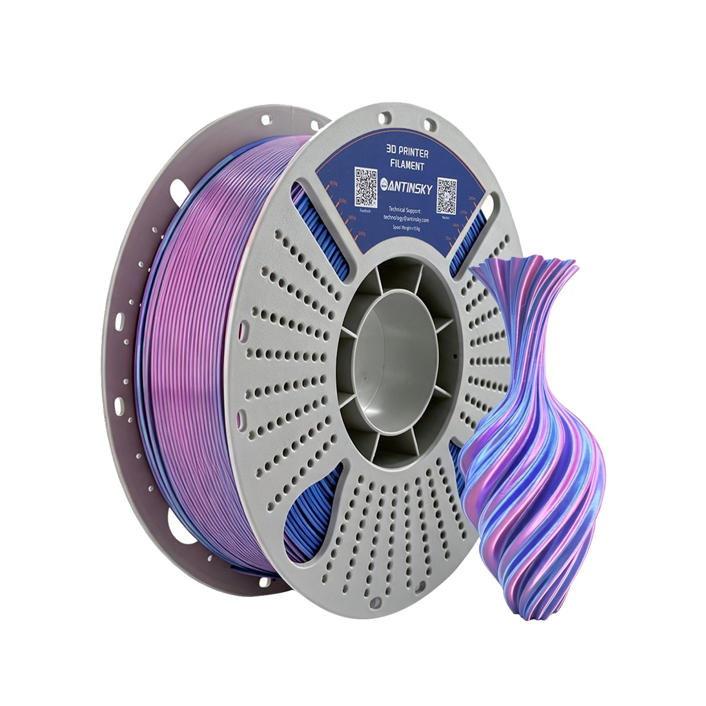 ANTINSKY PLA SILK Dual 3D Filament 1KG