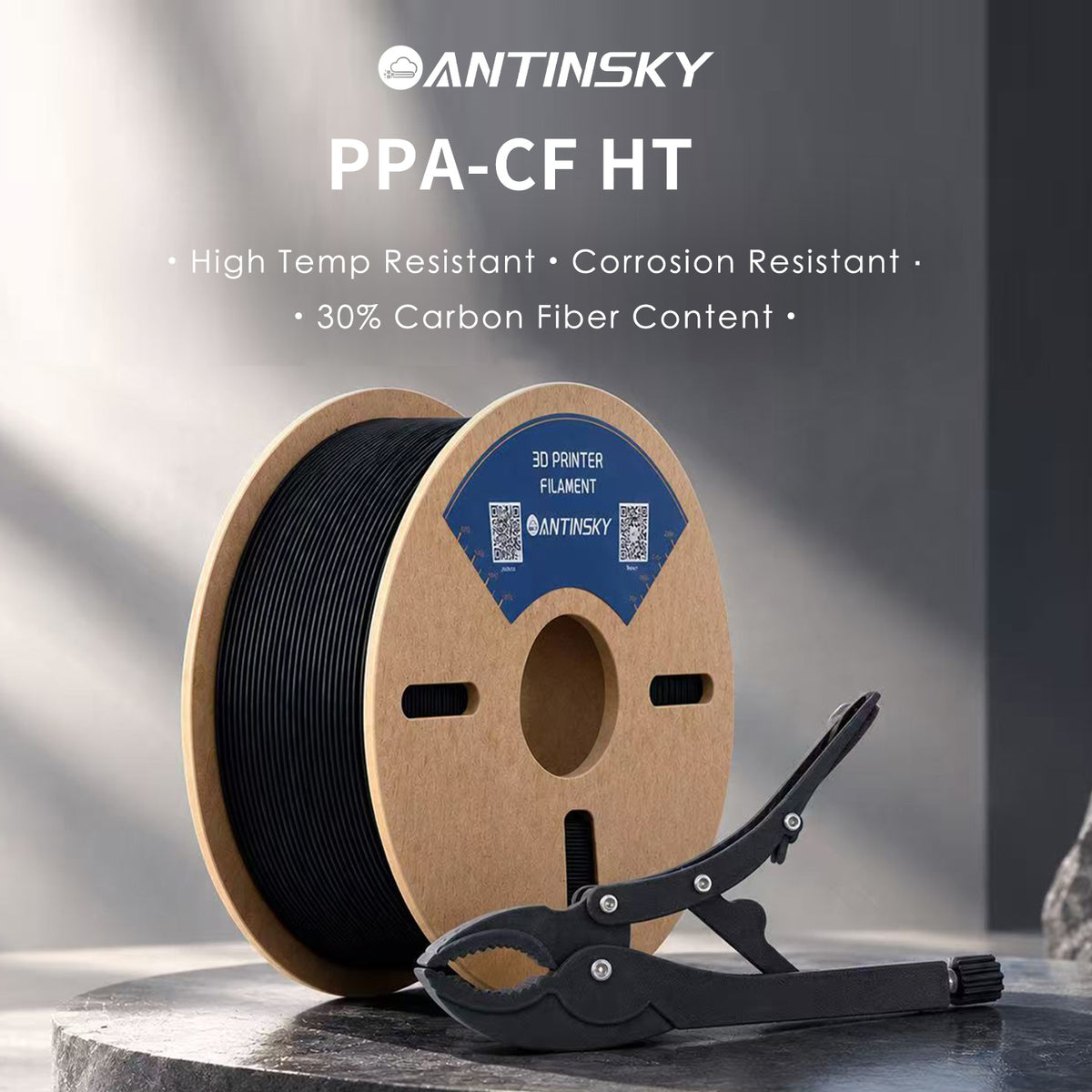 ANTINSKY PPA-CF30 HT 3D Filament 500G