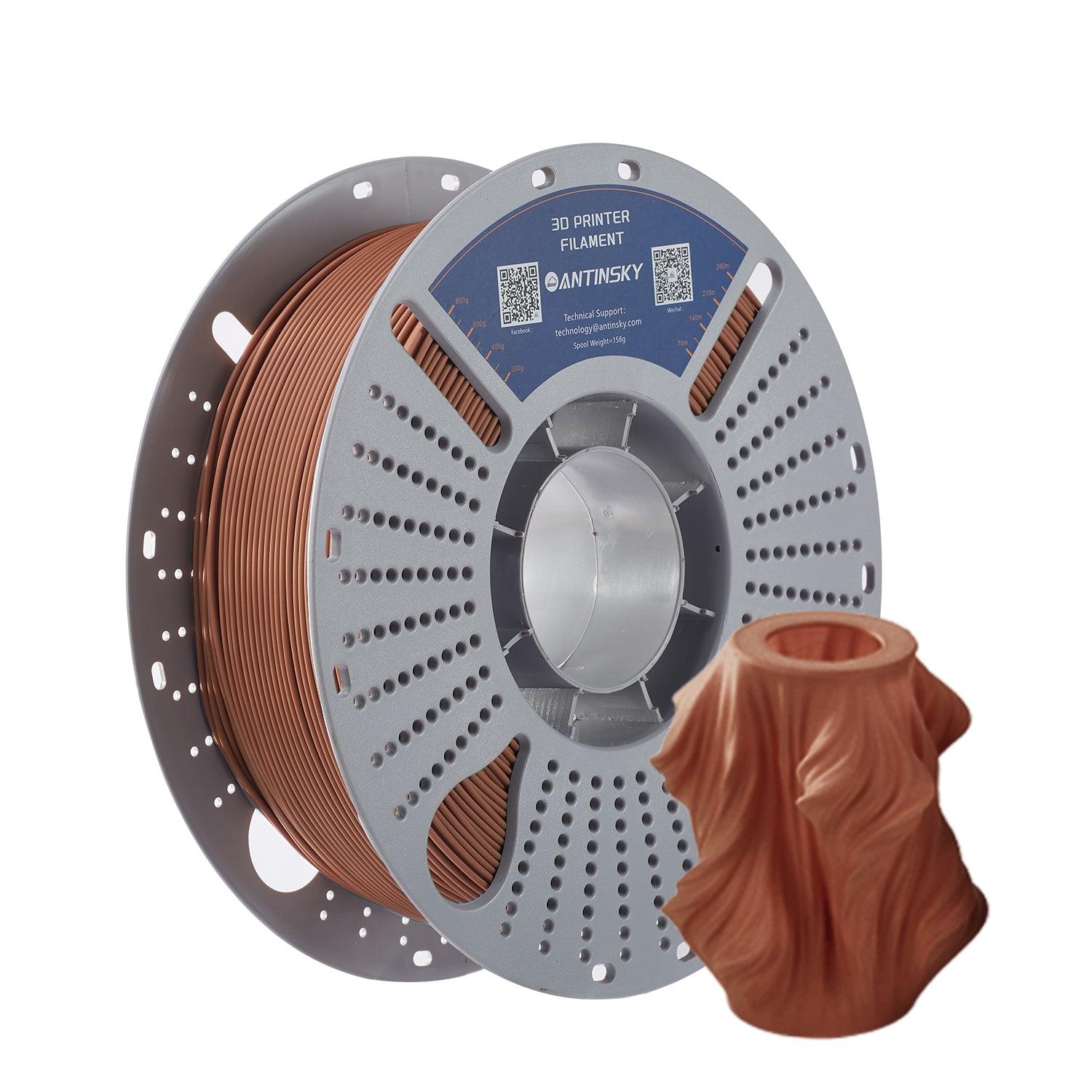ANTINSKY PLA+ 3D Filament 1KG