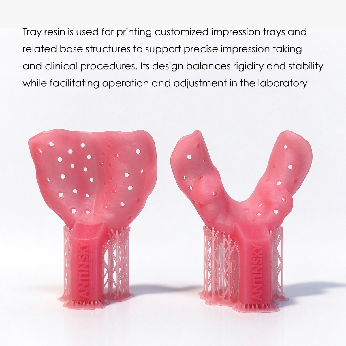 Tray Resin for printing customized impression trays and base structures