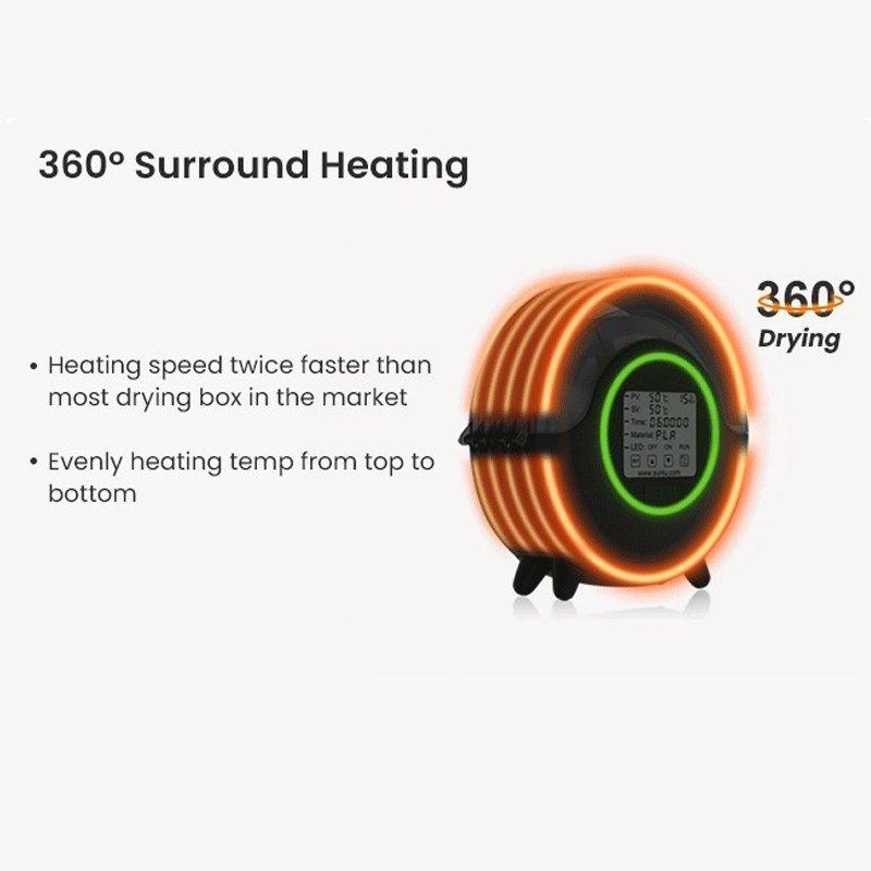 2022 New SUNLU S2 FilaDryer Dry Box with 360° Embracing Heating Storage Keeping Filament 3D printer Dryer - Antinsky3d