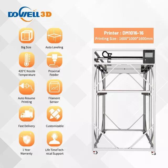 ANTINSKY DM1016-16 big FDM 3D Printer with large printing size 1600*1000*1600MM high accuracy for industrial 3d printer - Antinsky3d