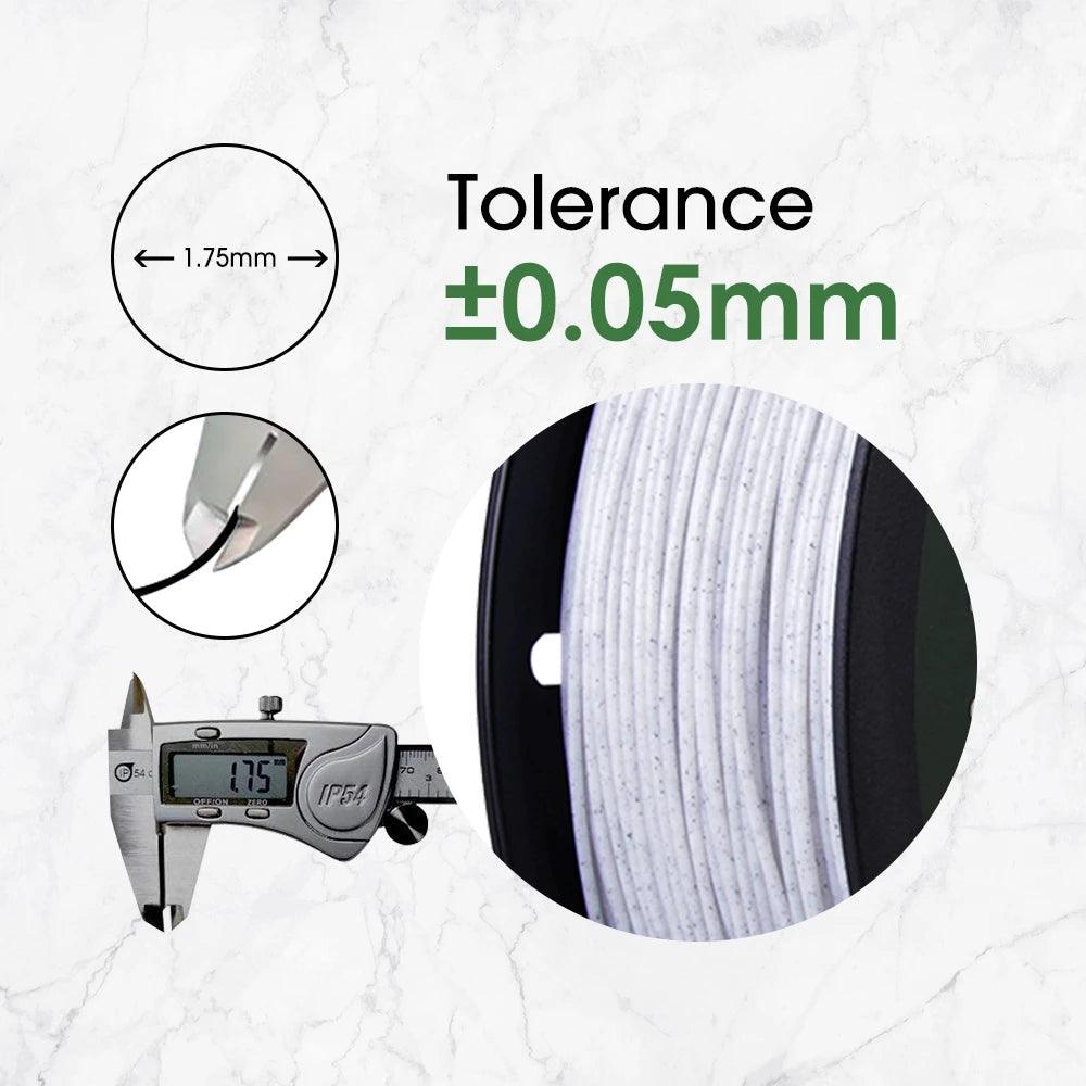 ESUN eMarble PLA 3D Filament 1.75MM 1KG Matte Surface for FDM 3D printer - Antinsky3d