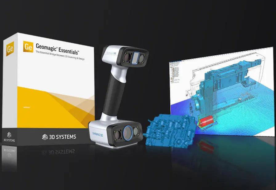 Shining Einscan HX handheld scanner for engineering reverse auto parts cnc 3d scan laser scanner - Antinsky3d