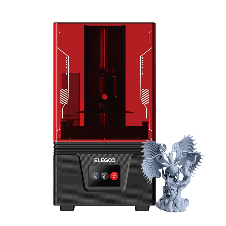 ELEGOO Mars 4 DLP 3D Printer with 132.8*74.7*150mm printing size Light