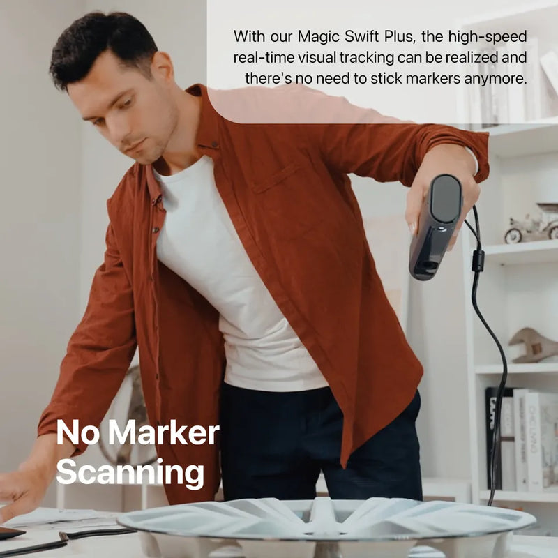 3DMakerPro Magic Swift Plus Mono Luxury Portable 0.1mm High-precision 3D Scanning
