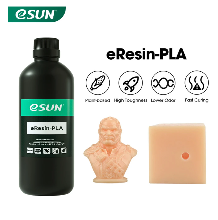 ESUN Resin PLA 3D resin with good toughness and comfortable to use 3d PLA resin printer resin