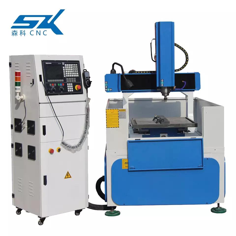 Senke SKM 6060 3 Axis 3D mental cutting CNC Milling Machine for iron CNC Router - Antinsky3d