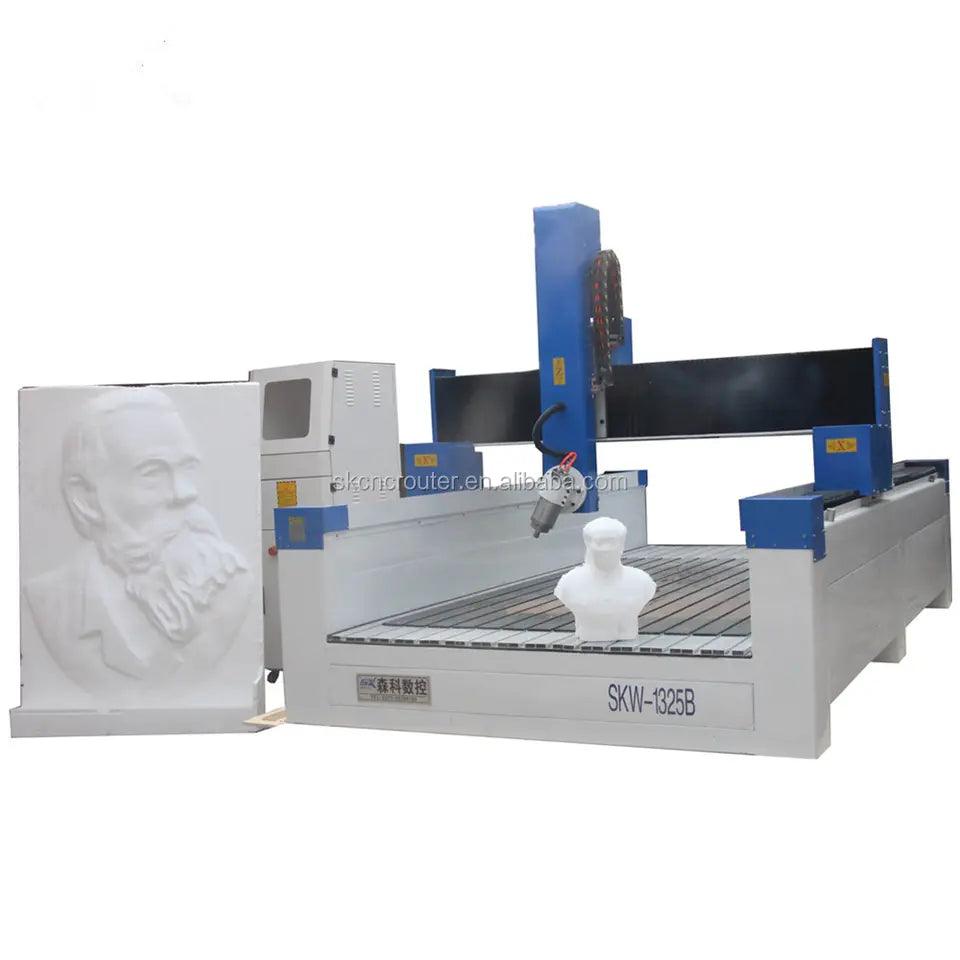 Senke SKW 1325B 3D cnc router engraver machine 3 axis 4 axis 5 axis for engraving cutting wood foam 3d mould - Antinsky3d