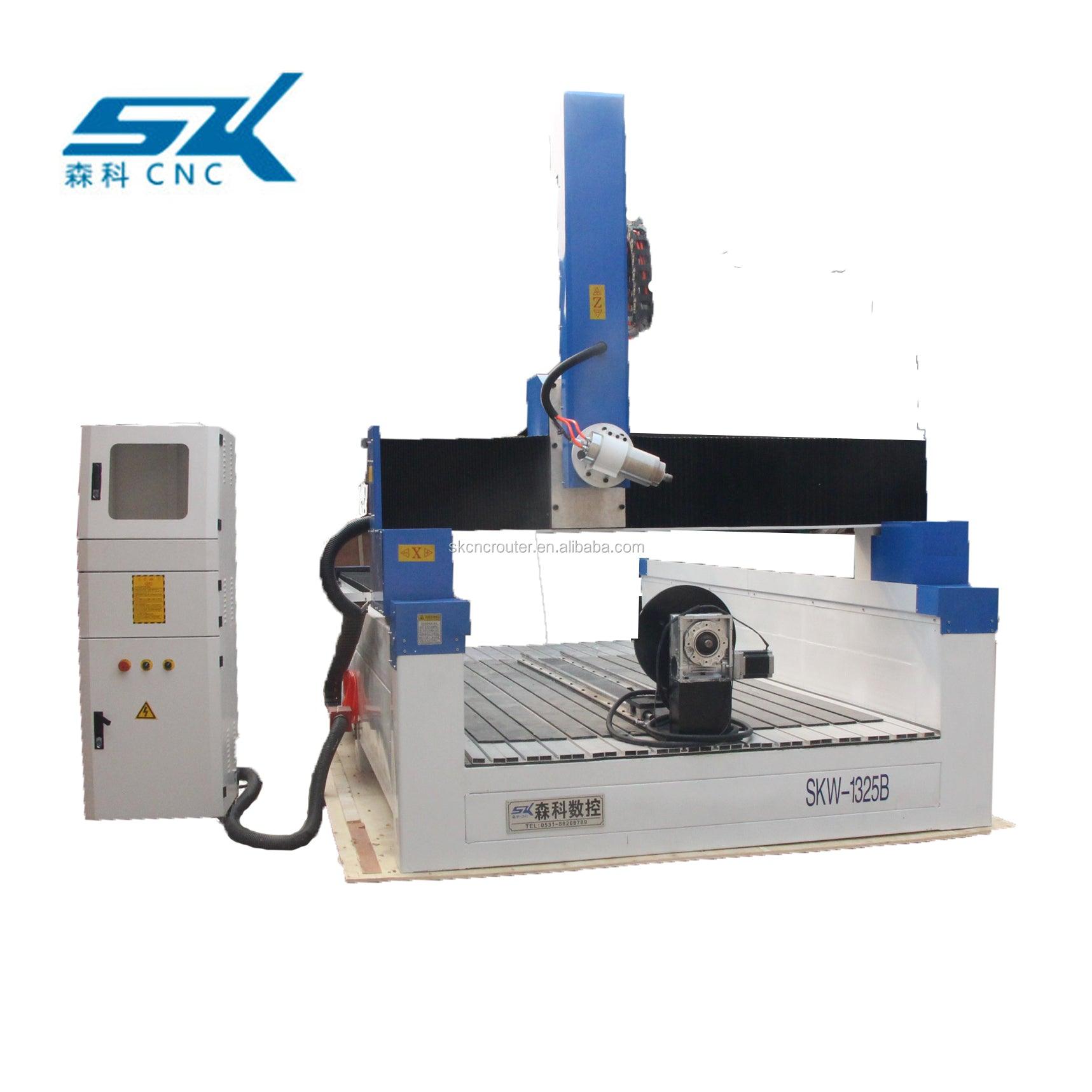 Senke SKW1325F cnc wood+ router machine 3 axis 4 axis for engraving 3D wood 4*8 cnc machine - Antinsky3d