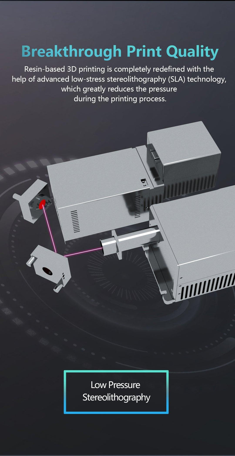 ACME HI800 3D SLA Printer with Printer Large Size 800x800x500mm for prototype Printing