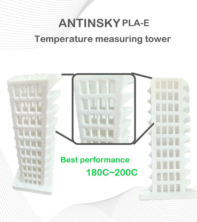 Antinsky eCool PLA 3D Printer Filament 1.75mm 1kg Neat winding +/- 0.03 mm - Antinsky3d