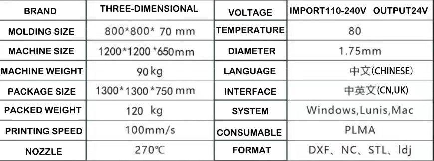 ANTINSKY Industrial-grade Letter 3D printer luminous characters printer with 100mm/s print 800*800*70mm large size for industory printer - Antinsky3d