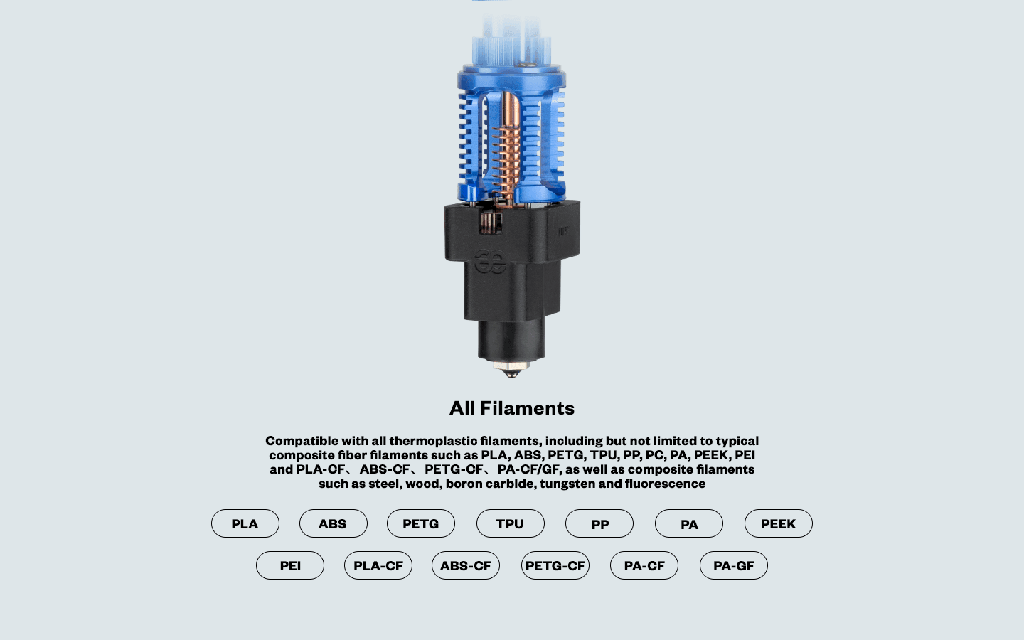 ANTINSKY- PHAETUS Dragon UHF All-Metal Hotend high-temperature 3d printing head 500C Ultra high speed printing head - Antinsky3d