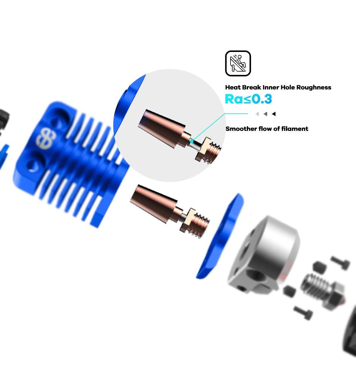 ANTINSKY- PHAETUS Dragonfly BMS All-Metal Hotend_Cost-effective 3d printing head 500C - Antinsky3d