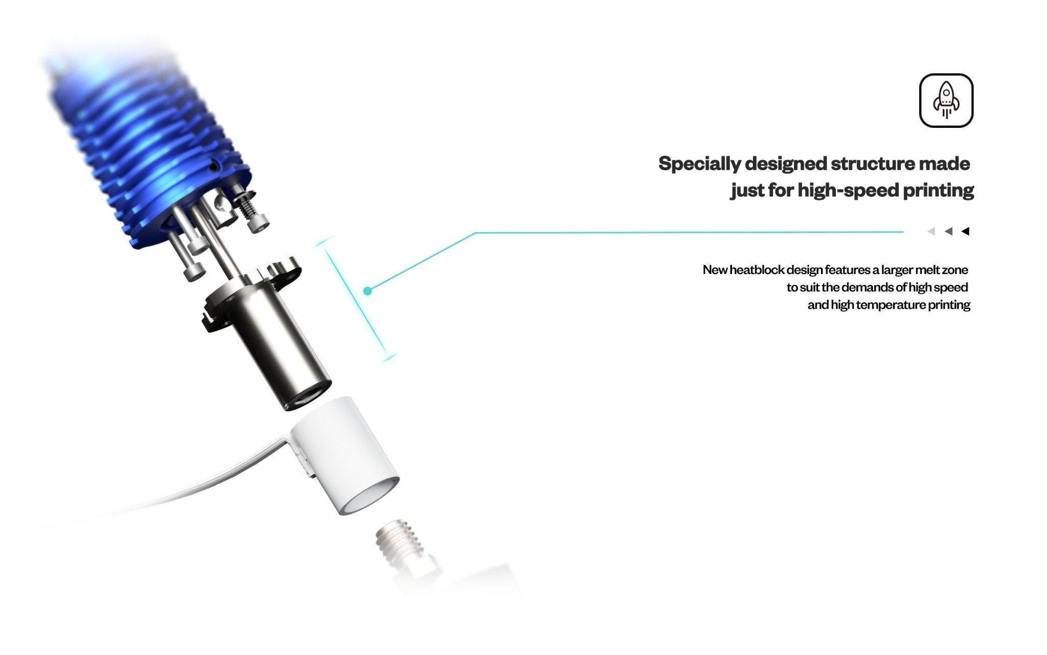 ANTINSKY- PHAETUS Rapido plus UHF All-Metal Hotend 3d printing head High Speed - Antinsky3d