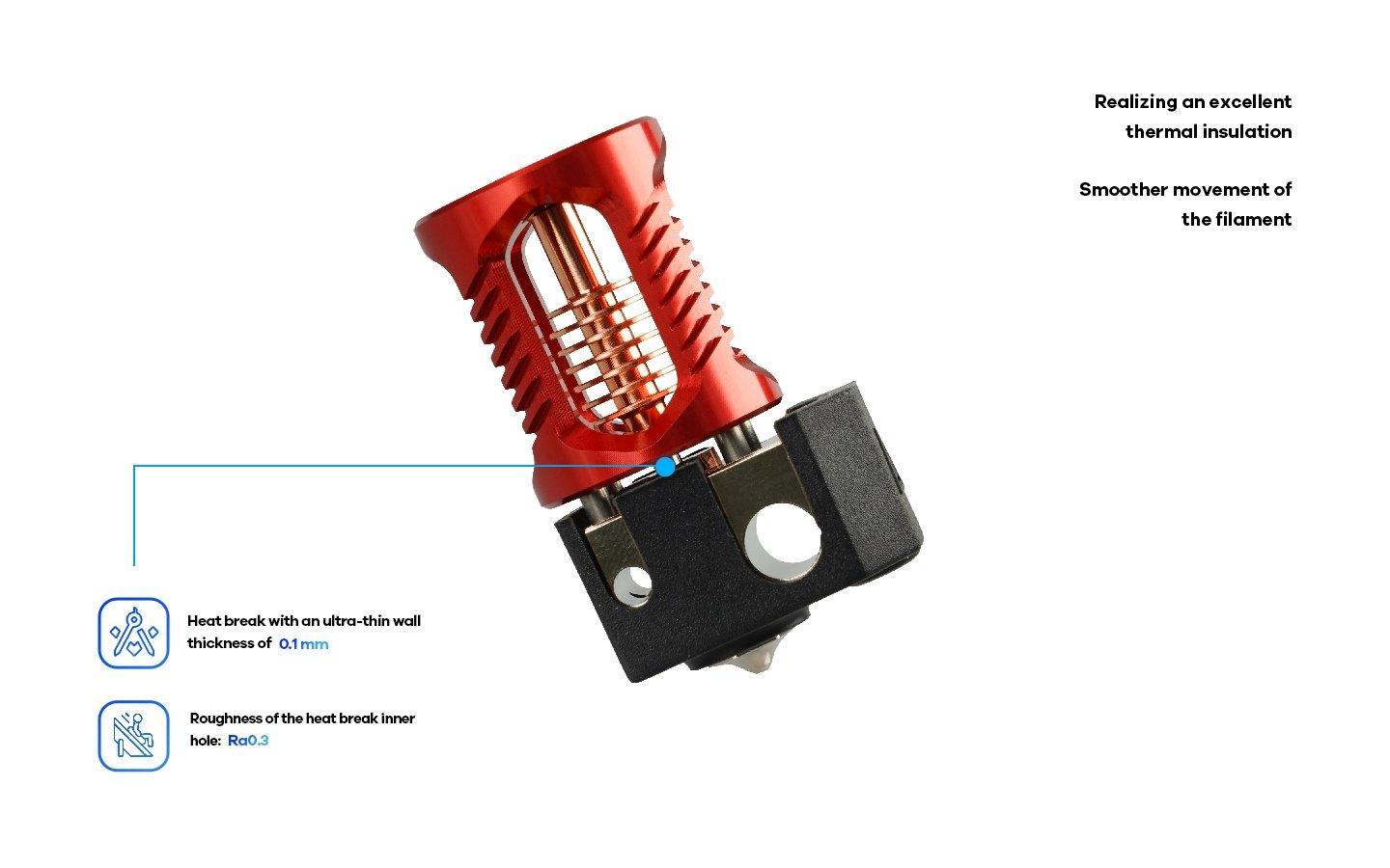 ANTINSKY- PHAETUS x VORON HF All-Metal Hotend 3d printing head high temp 500C - Antinsky3d