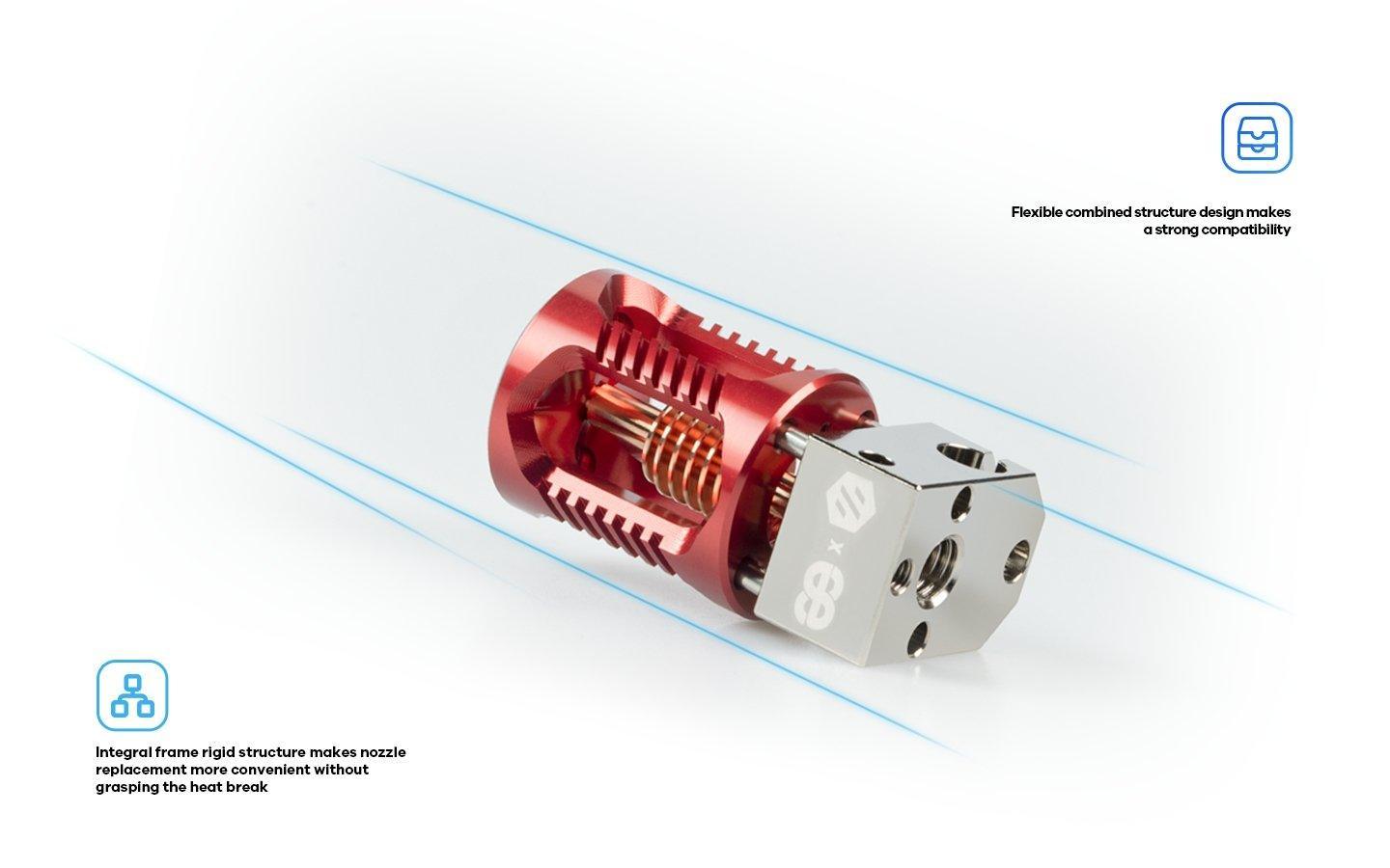 ANTINSKY- PHAETUS x VORON ST All-Metal Hotend 3d printing head high temp 500C - Antinsky3d