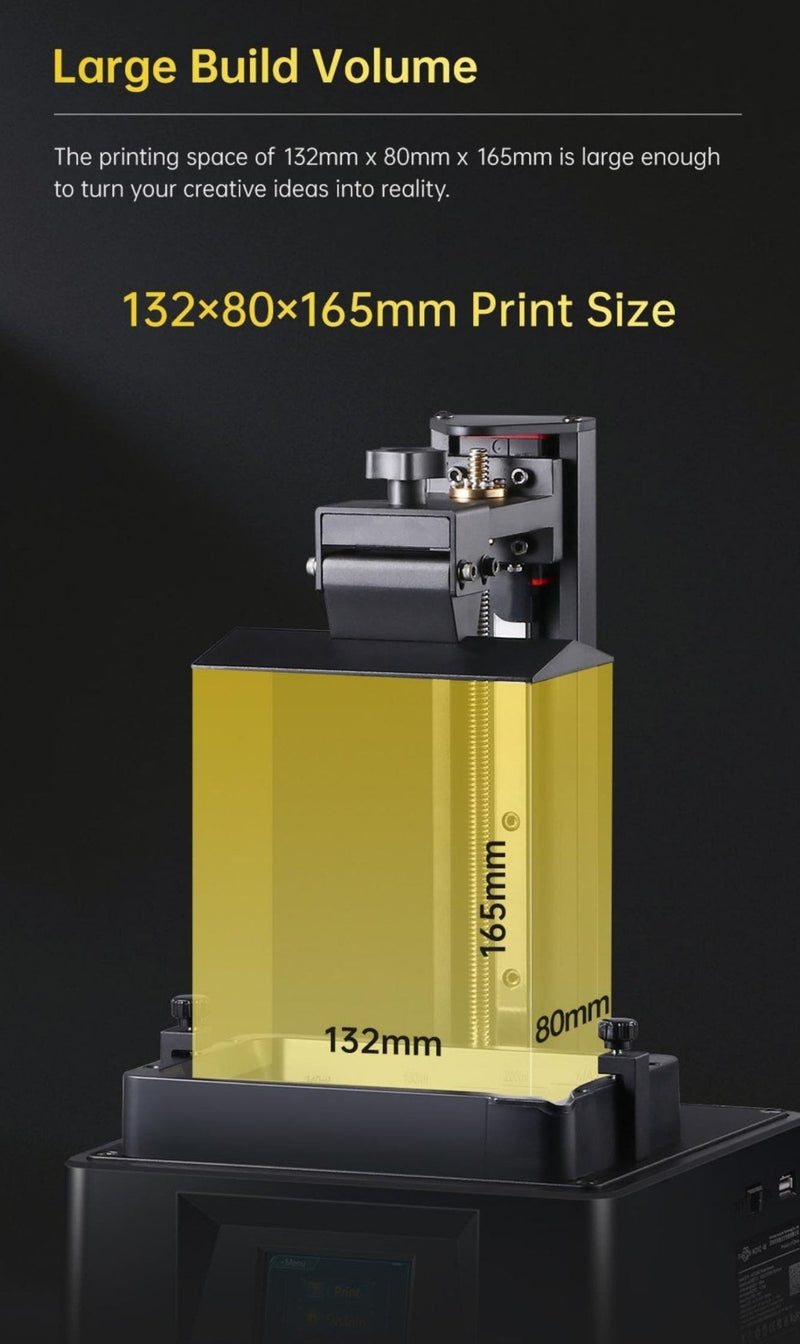 ANYCUBIC photon Mono 4K resin printer 132*80*165 3d printing machine impresora 3d with LCD 3d printer - Antinsky3d