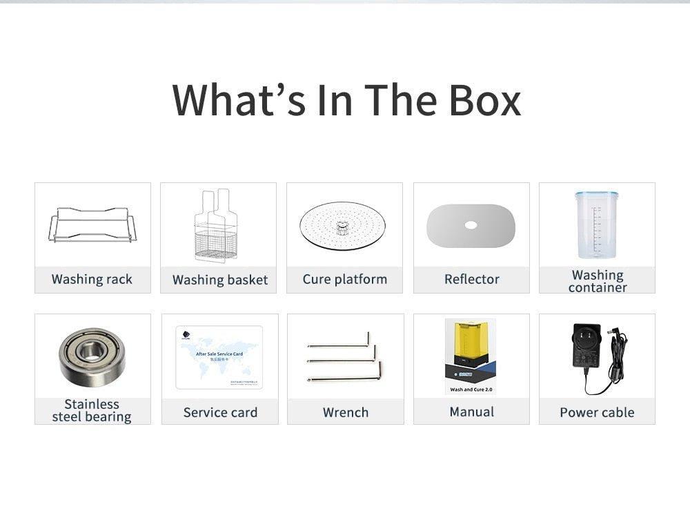 ANYCUBIC Wash & Cure Machine 3.0 For Photon Mono X LCD resin 3D Printer Models UV Resin Model Washing and Curing 2-in-1 - Antinsky3d