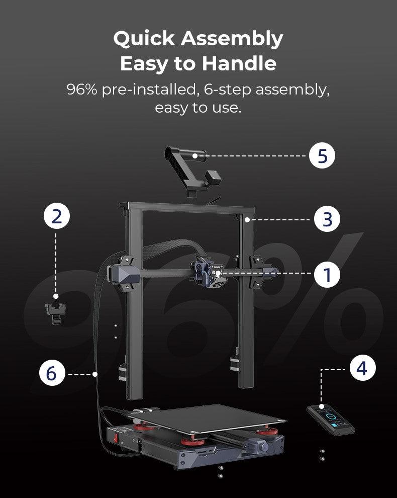 Creality Ender-3 S1 Plus 3D Printer with 300*300*300 mm Larger Build Volume 150mm/s for FDM 3D Printer - Antinsky3d