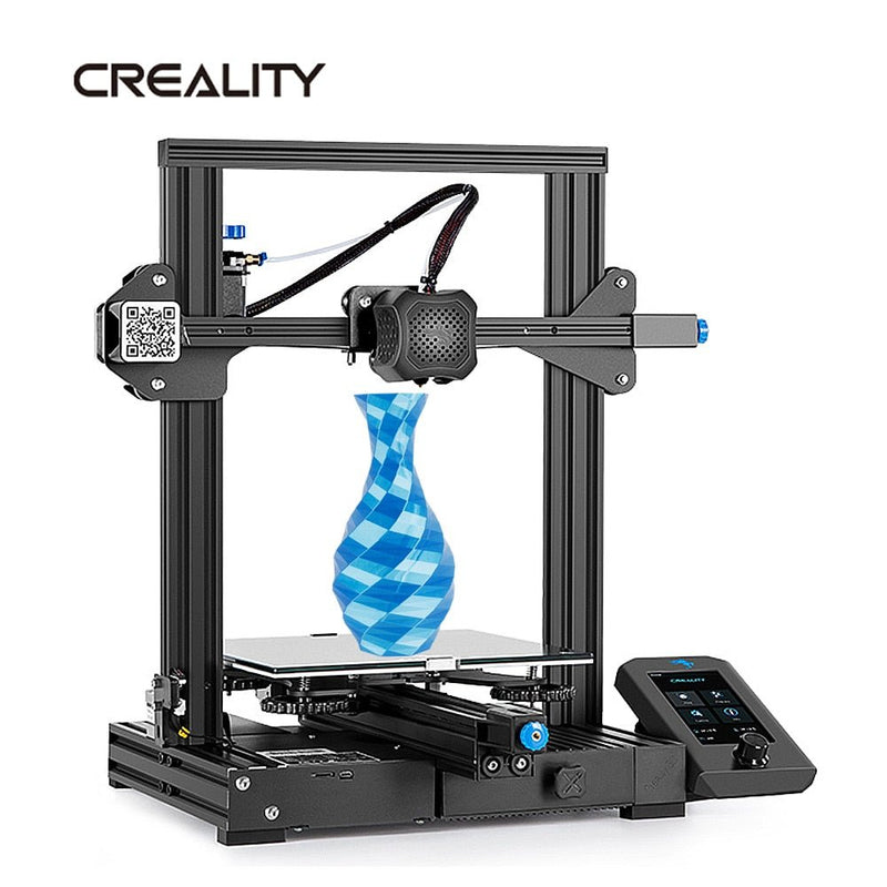 Creality Ender 3 V2 3d printer 220*220*250mm with glassbed, silent printing , color screen belt tensioner - Antinsky3d