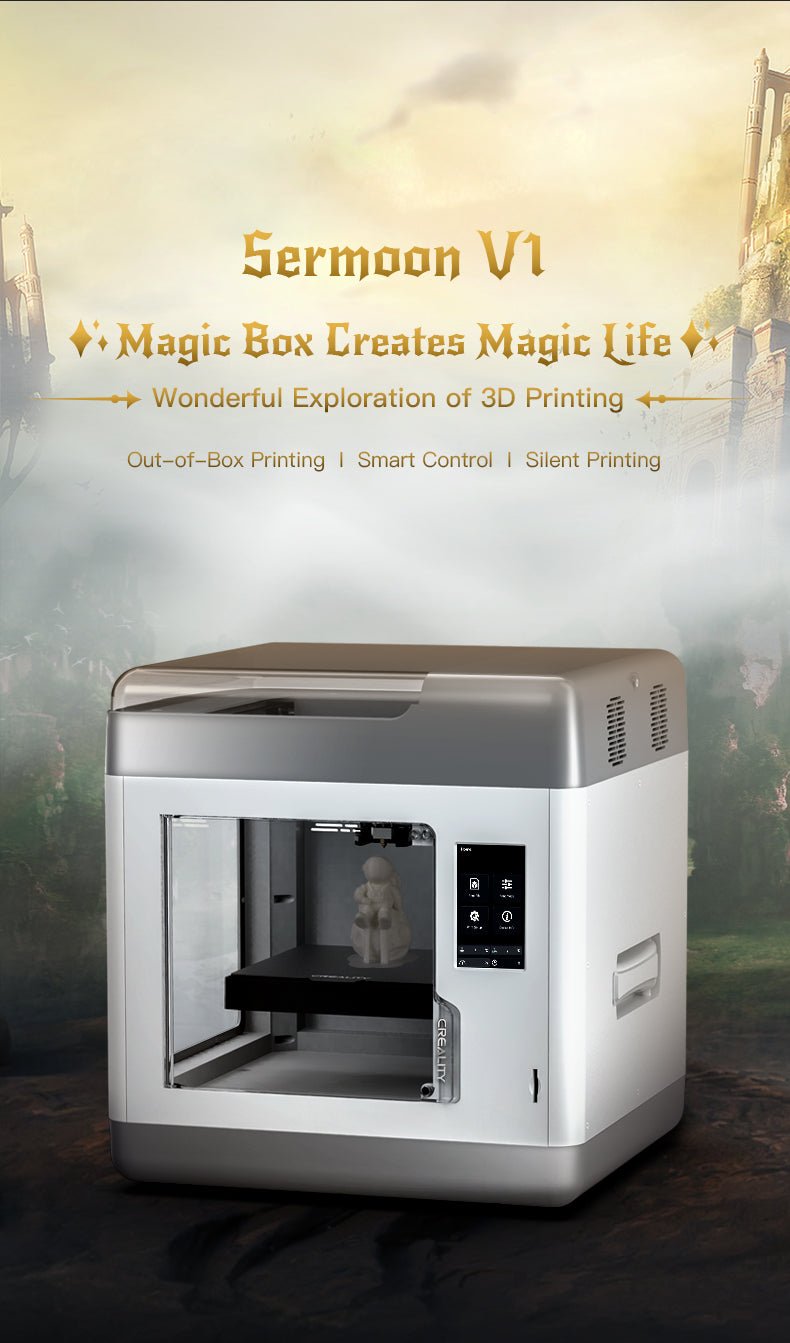 Creality Sermoon V1 Pro 3d printer 175*175*165mm Silence Enclosed 3D Printer With Built-In Live Camera - Antinsky3d