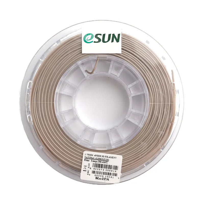 ESUN ePEEK Pro 3D filament 205℃ temperature High toughness used for heat-resistant parts filament