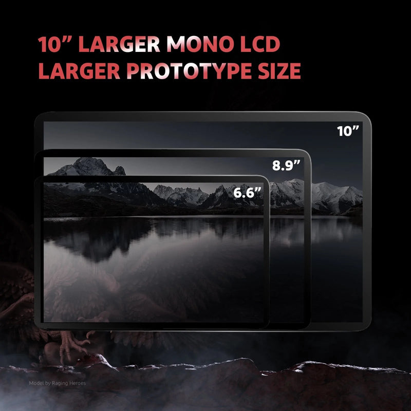 ELEGOO Satrun 2 8K 10inch MONO LCD resin 3D PRINTER 219x123x250mm / 8.62x4.84x9.84 inch - Antinsky3d
