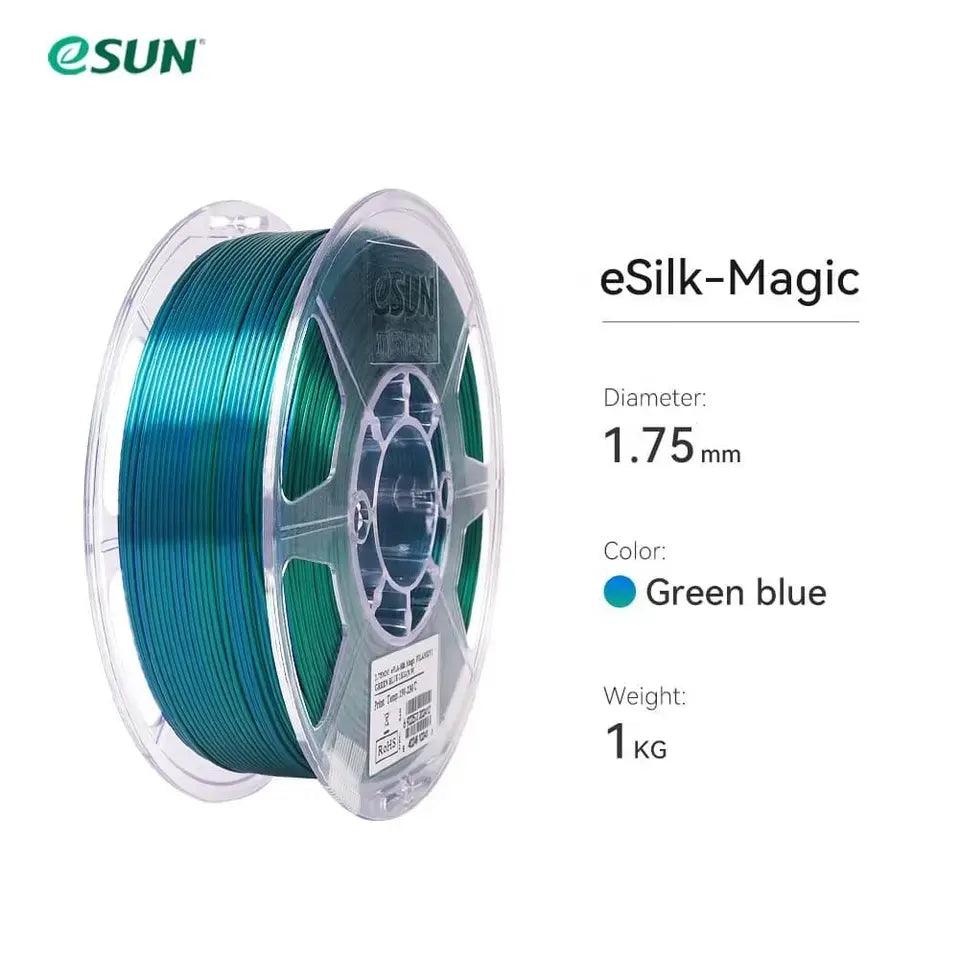 eSUN eSilk Magic 3D filament PLA 1.75mm with novel color 1KG 3D FDM Filament - Antinsky3d