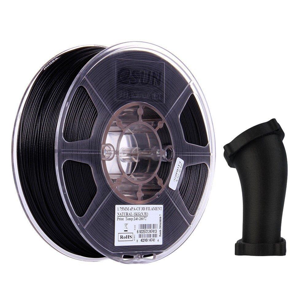 eSUN Carbon Fiber Filled Nylon Filament ePA-CF 1.75mm 3D Printer Filament,1KG 2.2LBS Spool 3D Printing Filament for 3D Printers - Antinsky3d