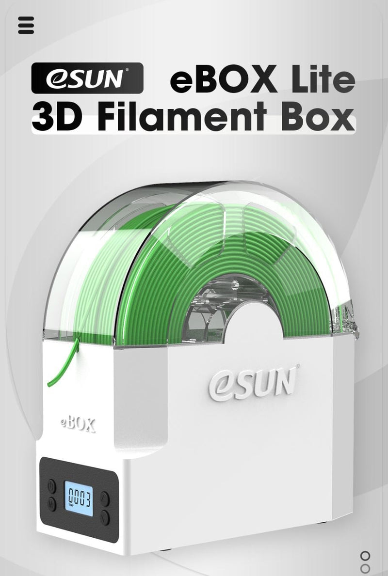 eSUN eBOX Lite 3D Filament Dryer Box Drying Filaments Storage Box Keeping Filament Dry Holder Free 3D Printing tools - Antinsky3d