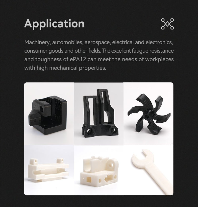 eSUN ePA12 Nylon Filament 1.75mm 1KG 2.2LBS PA12 3D Printer Filament 3D Printing Filament for 3D Printer - Antinsky3d