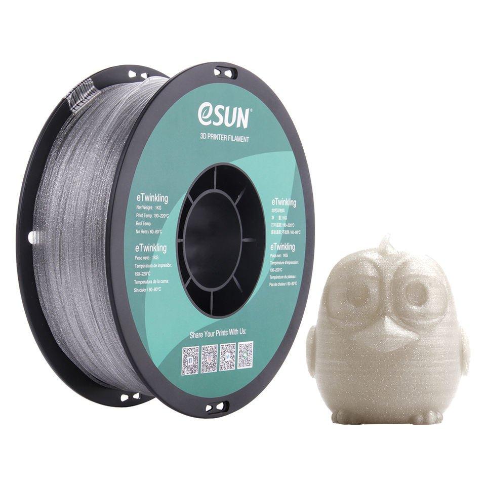 eSUN etwinkling-PLA filament 1.75mm 1kg 3d printing filament for 3D Printer - Antinsky3d