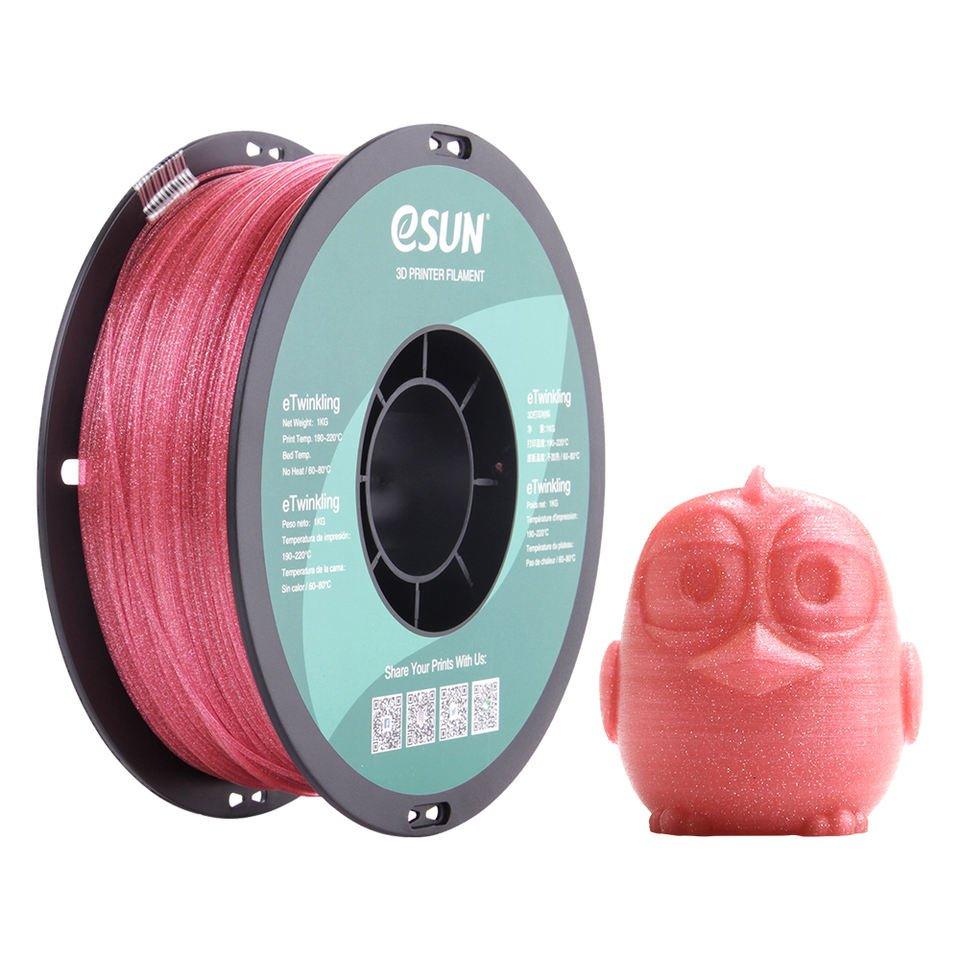 eSUN etwinkling-PLA filament 1.75mm 1kg 3d printing filament for 3D Printer - Antinsky3d