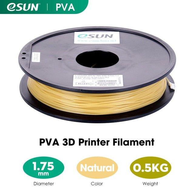 eSUN Water Soluble PVA Filament 1.75mm 0.5KG 1.1LBS 3D Printing Filament Support Material for 3D Printer - Antinsky3d