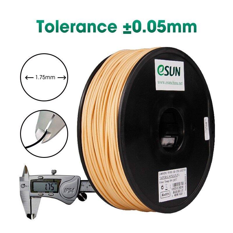 eSUN Wood PLA Filament 1.75mm 0.5KG (1.1 LBS) Spool Wood PLA 3D Printer Filament 3D Printing Filament for 3D Printers - Antinsky3d