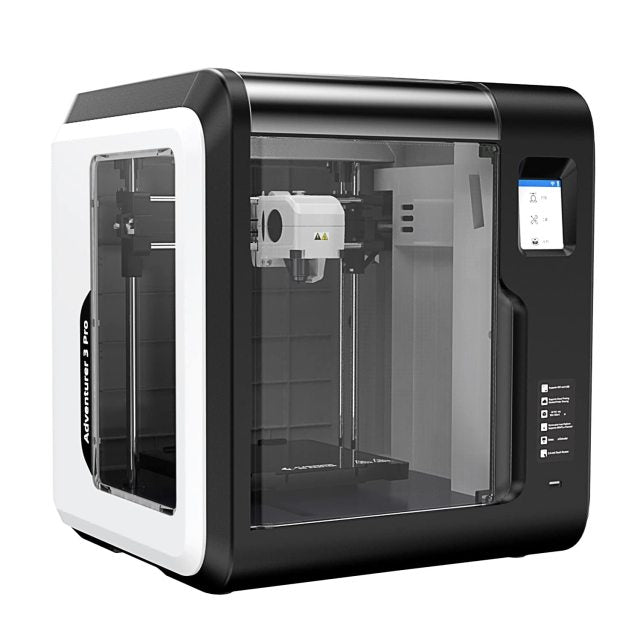 Flashforge 3D Printer Adventurer 3 Pro 150*150*150 Auto Leveling Glass Heating Bed 265℃ Nozzle Wi-Fi Ultra-Mute Cloud Printing For Beginner - Antinsky3d