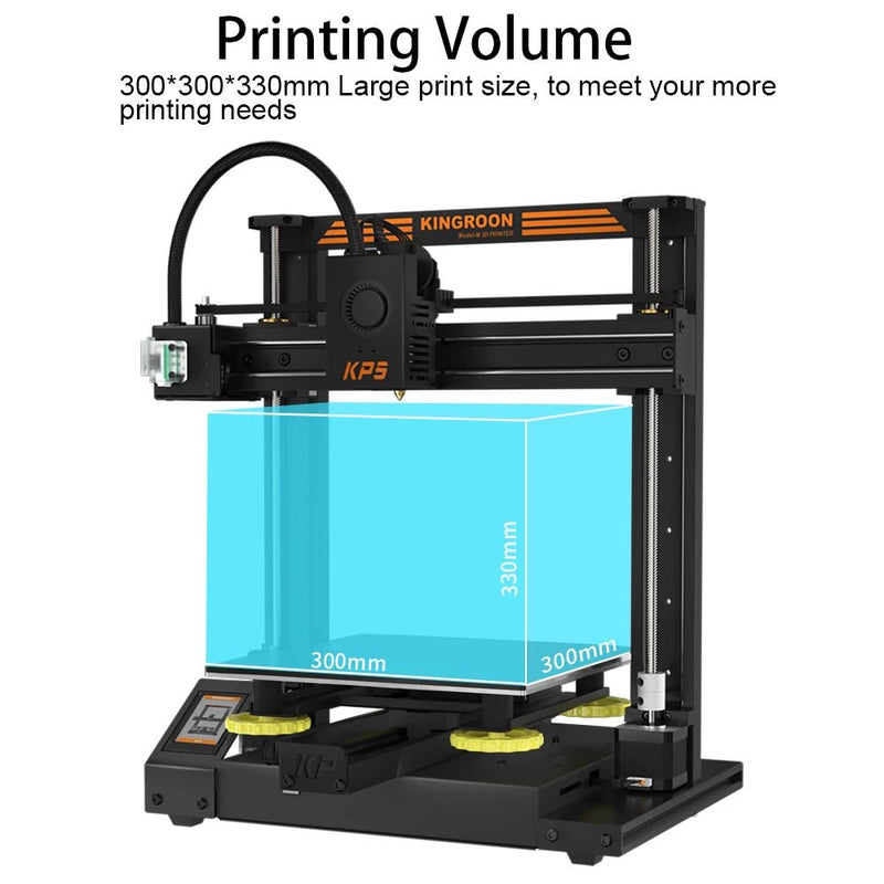 kingroon KP5L 3D Printer Upgraded DIY 3D FDM Printer with 300*300*330 mm printing for FDM Printer - Antinsky3d