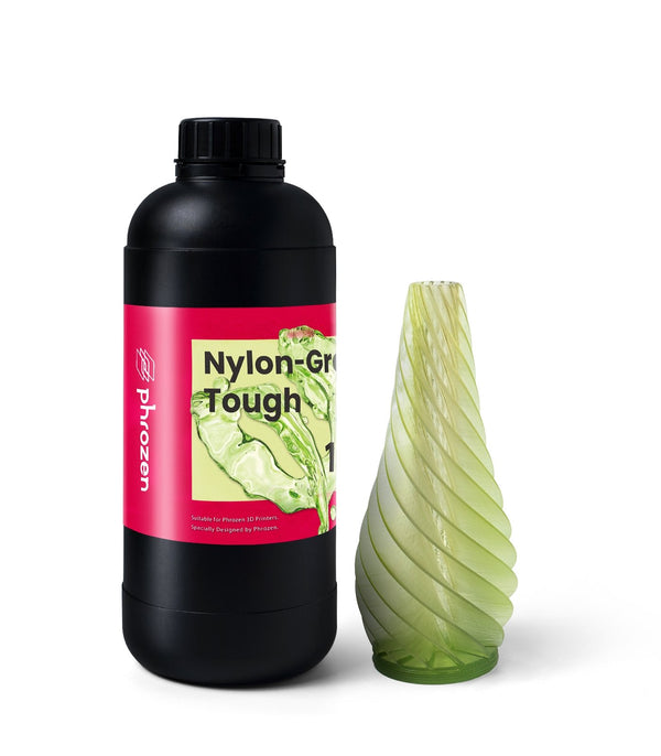 Phrozen Nylon-Green Tough Resin 1kg for LCD 3d printer phrozen mini 8k mega 8k stretchable, with high impact resistance - Antinsky3d