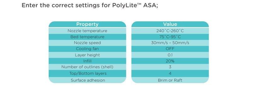 Polymaker PolyLite ASA Filament 1.75mm 1kg Spool UV Resistant 3D Printer Filament - Antinsky3d