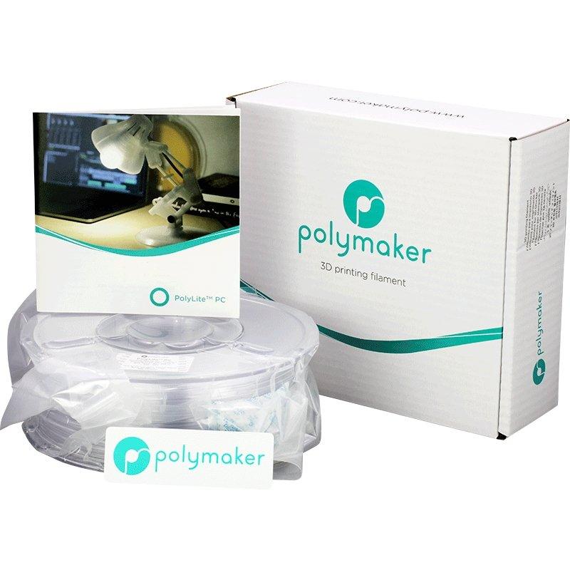 Polymaker PolyLite PC Filament 1.75mm 1kg Spool Polycarbonate Filament Strong Tough and Heat Resistant - Antinsky3d