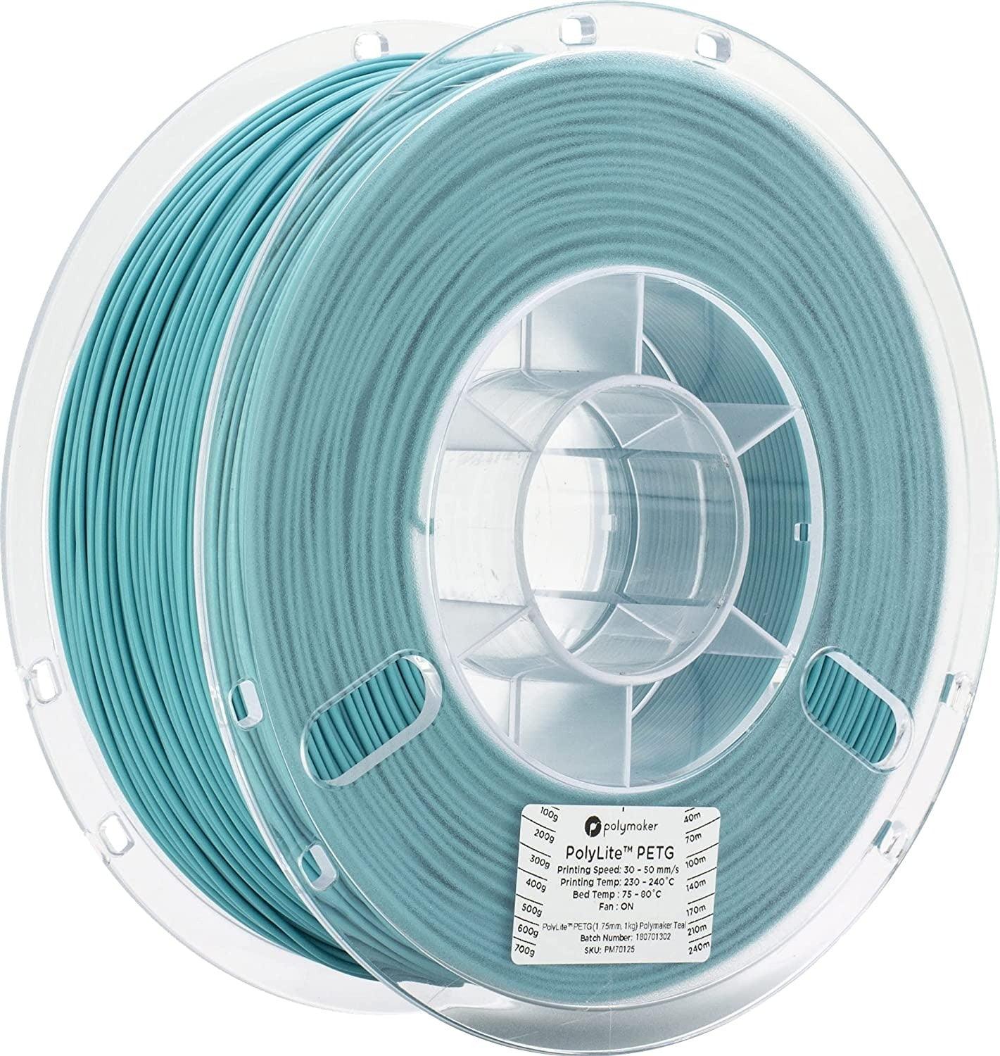 Polymaker PolyLite PETG 3D Printer Filament 1.75mm 1kg Spool Strong PETG Filament - Antinsky3d