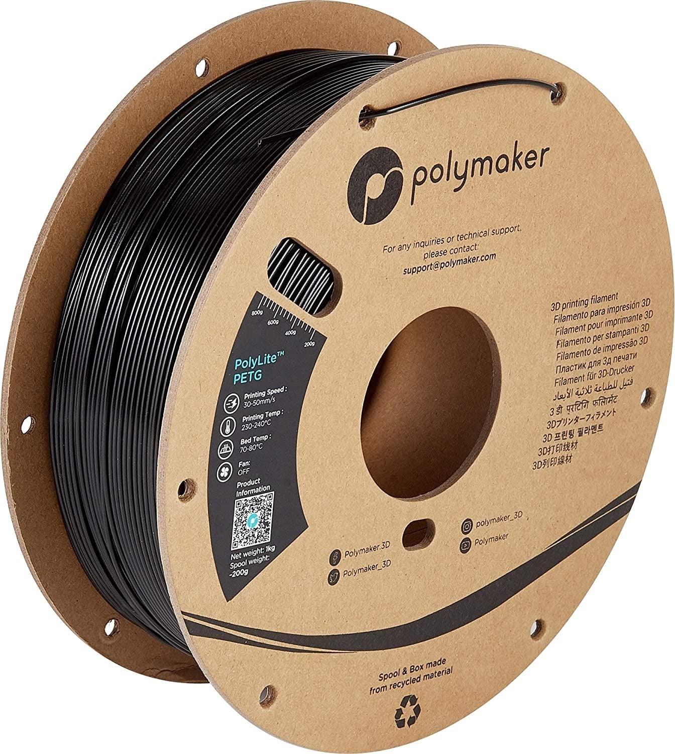 Polymaker PolyLite PETG 3D Printer Filament 1.75mm 1kg Spool Strong PETG Filament - Antinsky3d