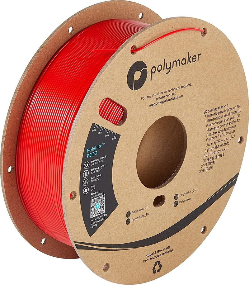 Polymaker PolyLite PETG 3D Printer Filament 1.75mm 1kg Spool Strong PETG Filament - Antinsky3d