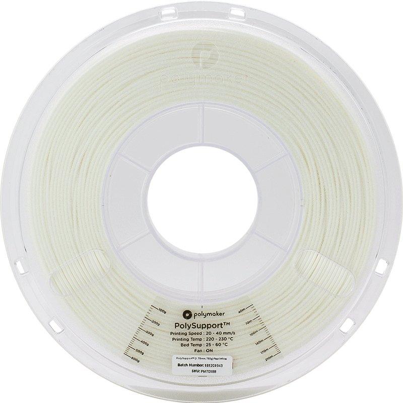 Polymaker PolySupport 3D Filament Break Away Support Material for PLA 1.75mm 750g Spool - Easy Support Removal - Antinsky3d