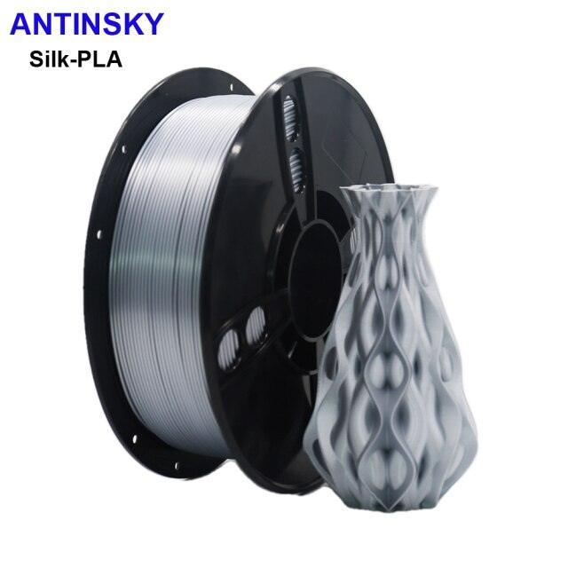 Antinsky Silk PLA filament 1.75mm 1kg Neat winding High quality Smooth printed 3d filament PLA Silk impresora 3d - Antinsky3d