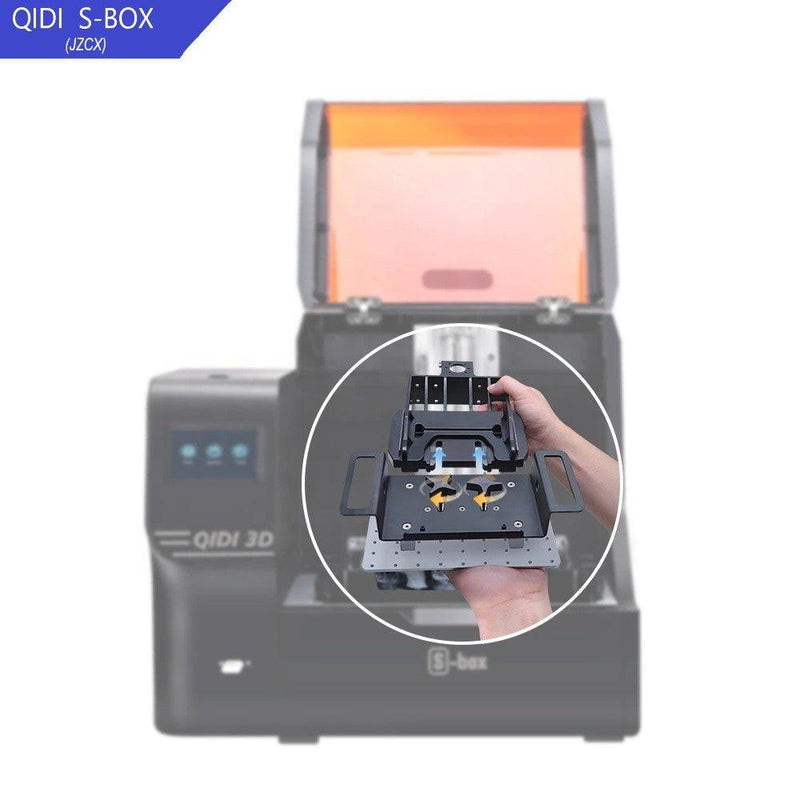 QIDI TECH S-Box UV Resin 3D Printer 10.1 inch 2K LCD, 4.3 inch Touch Screen 215x130x200mm Large Build Volume - Antinsky3d