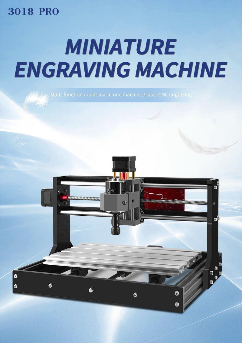 15W GRBL Cylindrical Laser Engraving Machine Desktop Metal Engraver  Printing DIY