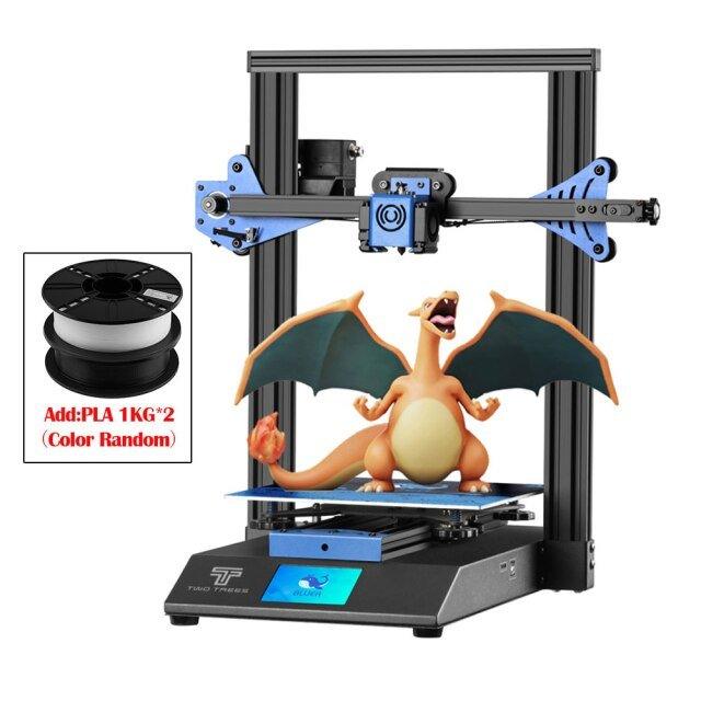 Twotrees 3D printer Blu-3 V2 With Silent Driver Touch Screen US EU stock free shipping - Antinsky3d